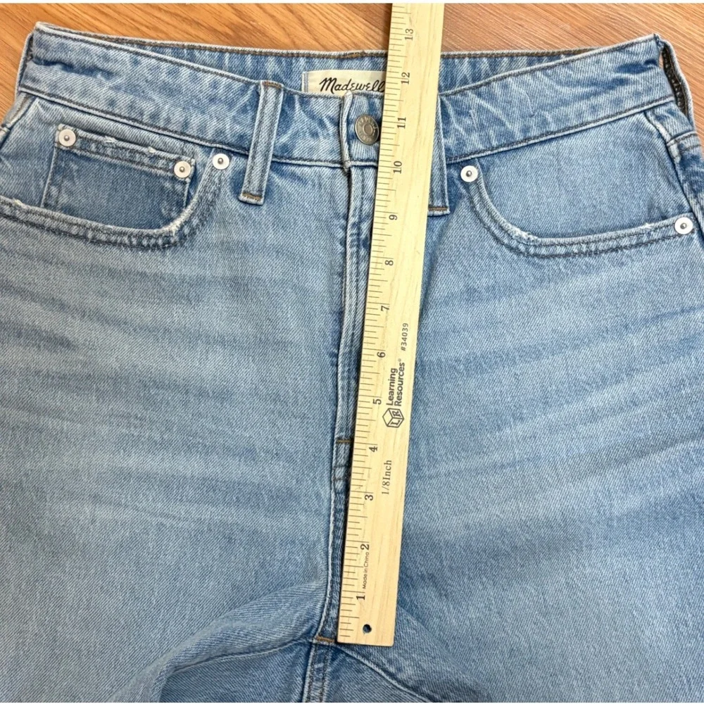Madewell Women's Jeans Blue Size 27 Curvy Vintage Light Wash Distressed‎ NWOT - Picture 7 of 11